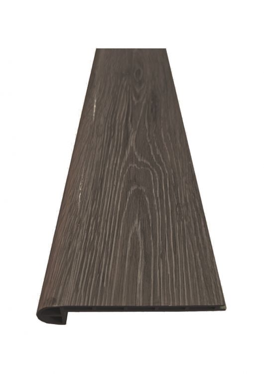 SPC Diamond Rich Oak Black Stair Nose Round 4.5 x 95